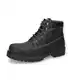 Dockers by Gerli Herren Combat Boots, Männer Stiefeletten,warm gefüttert,Kurzstiefel,uebergangsschuhe,uebergangsstiefel,schwarz,43 EU