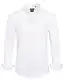 J.VER Herren Hemd Unifarben Stretch Langarm männer Hemden Regular fit Herrenhemden Freizeithemden Bügelleichtes Businesshemd Anzug Hemd,Button Down Kragen Weiß,M
