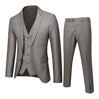 RYTEJFES Anzughose Herren 3 Teilig Slim Fit Regular Fit Anzug 