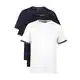 Comeor T Shirt Herren Kurzarm Elegant Baumwolle