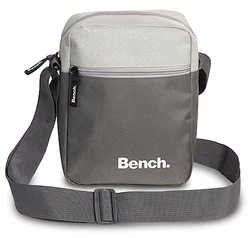 Bench Unisex Umhängetasche Schultertasche Handtasche Messenger Bag Crossbody-Tasche Hüfttasche zement/hellgrau
