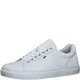 s.Oliver Herren Sneaker flach aus Leder zum Schnüren, Weiß (White), 43