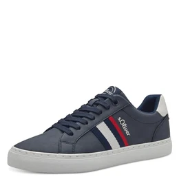 Herren Sneaker flach zum Schnüren Freizeit, Blau (Navy), 41