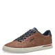 s.Oliver Herren Sneaker flach Zeitlos Bequem, Braun (Cognac), 43