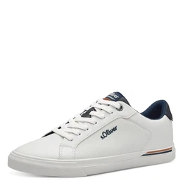 Herren Sneaker flach Zeitlos Bequem, Weiß (White), 43