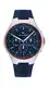 Tommy Hilfiger Multi Zifferblatt Quarz Uhr für Herren mit Marinblaues Silikonarmband - 1792057
