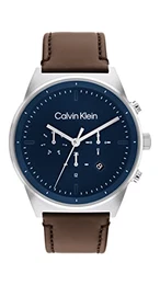 Multi Zifferblatt Quarz Uhr für Herren Kollektion CK Impressive mit Edelstahl- oder Lederarmband