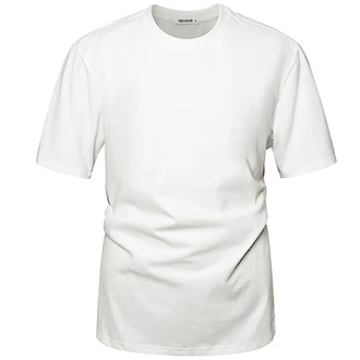 VEIISAR Herren Dickes Rundhals T-Shirt mit Anti-Schrumpfung (T2)