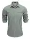 COOFANDY Herren Hemd Kariertes-Langarm-Hemd Trachtenhemd Karohemden Freizeithemd Kariertes Hemd Langarm Button down Shirt Baumwollhemd mit Kent-Kragen Arbeitshemd Dunkelgrün M