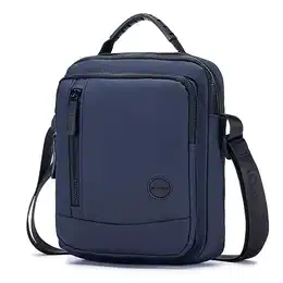 Umhängetasche Herren Klein, Multi-Pocket Schultertasche Klein Wasserdicht Nylon Sling Crossbody Bag Herrentasche Mit Oberem Griff für Arbeit, Reise, Alltagsleben