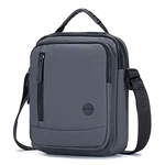 SPAHER Umhängetasche Herren Tasche für iPad Kuriertasche Grau