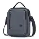 SPAHER Umhängetasche Herren Klein, Multi-Pocket Schultertasche Klein Wasserdicht Nylon Sling Crossbody Bag Grau Herrentasche Mit Oberem Griff für Arbeit, Reise, Alltagsleben