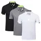 HUAKANG 3er Pack Poloshirt Herren Kurzarm Schnelltrocknend Atmungsaktives Casual Polohemd Tennis Polo Shirts Männer Sommer Outdoor Sports Golf T-Shirt 0506-Black Grey White-M