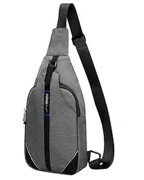 Anti-Diebstahl Sling Bag: Damen und Herren Brusttasche Hippie Crossbody Bag Multipurpose Daypack