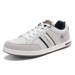 Sneaker Herren Schuhe Business Freizeitschuhe Leichte Trainers für Walking, Laufen, Sport Größe 41-46 (Hellgrau001,41)