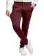 Performance Pants Herren Burgundy Bordeaux (Größe 32W/32L) - Stilvolle Herren Hosen Stretch - Hosen Herren Stretch - Angenehme Praktische Männer Hosen für Business & Freizeit - Bequeme Stoffhose