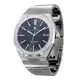 SAPPHERO Uhren Herren Quarzwerk Silber Edelstahl Armband 30M Wasserdicht Datum Kalender Schwarz Blau Herrenuhren Armbanduhr Geschenke für Männer