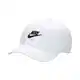 Nike FB5063-100 K NK Club Cap US CB FUT WSH Hat Unisex White/Black Größe 1SIZE