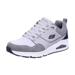Herren UNO Retro One Sneaker, Graues Duraleather Wildleder-Mesh, 45 EU