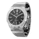 SAPPHERO Uhren Herren Quarzwerk Silber Edelstahl Armband 30M Wasserdicht Datum Kalender Schwarz Blau Herrenuhren Armbanduhr Geschenke für Männer