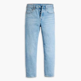 LEVIS Women's 501 Crop MED Indigo-Worn IN, Treat Yourself, 27W / 26L