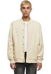 Herren BY242-Heavy Tonal College Jacket Jacke, Sand, M