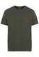 camel active Herren Basic Kurzarm T-Shirt mit Rundhalsausschnitt Grün Menswear-M