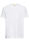 camel active T-Shirt mit Rundhalsausschnitt Weiß/Creme/Grau