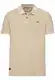 camel active Herren Pique Kurzarm Poloshirt in Regular Fit aus Reiner Baumwolle Beige Menswear-M