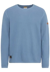 camel active Herren Feinstrickpullover aus Organic Cotton Blau