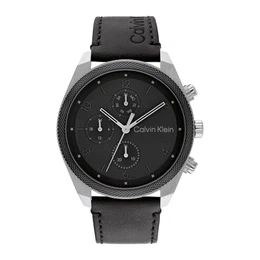Multi Zifferblatt Quarz Uhr für Herren Kollektion Impact mit Edelstahl- oder Lederarmband