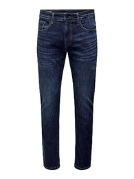 Male Normal geschnitten ONSWEFT REG.DARKBLUE 6752 DNM Jeans NOOS