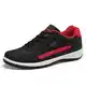 Sudychen Freizeitschuhe Herren Sneaker PU Leder Walkingschuhe Atmungsaktive Turnschuhe Laufschuhe Athletic Formal Sportschuhe Schwarz weiß Bla (Schwarz, 41)
