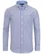 J.VER Herren Hemd Oktoberfest Bier Karohemd Langarmshirt Stretch Businesshemd Herbst Klassischen Karneval Shirt mit Tasche,Blau Weiß Grau,M