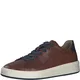 MARCO TOZZI by Guido Maria Kretschmer Herren Sneaker flach aus Leder mit dicker Sohle, Braun (Cognac Comb), 41 EU