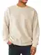 Meilicloth Herren Sweatshirt Raglan Sweat Langarm Crew Neck Casual Pullover Aprikose M