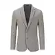 Allthemen Herren Sakko Wolle Tweed Klassisch Blazer 2 Knöpfe Gefütterter Winterjacke mit Streifen Übergangsjacke für Winter Kaffee M
