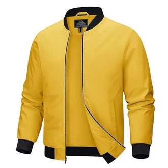 MAGCOMSEN Herren Bomberjacke Windbreaker