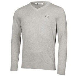 Golf Herren V-Ausschnitt-Tour Sweater - Silber - M