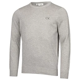 Golf Herren Rundhals-Tour Sweater - Silber - M