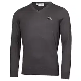 Golf Herren V-Ausschnitt-Tour Sweater - Stahlgrau - M