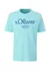 s.Oliver T-Shirt Herren, Türkis 60d1, M