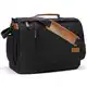 ESTARER Umhängetasche Herren/Groß Laptoptasche 15.6 Zoll für Arbeit Uni aus Canvas SCHWARZ