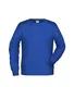 James & Nicholson Herren Raglan Sweatshirt - Sweatshirt im Raglanschnitt aus Bio-Baumwolle   Farbe: Ink-Melange   Grösse: 5XL