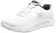Skechers Herren Go Walk Flex-Remark Sneaker, weiß/Marineblau, 41 EU Weit