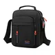 Umhängetasche Schultertasche Messenger Bag Herren tasche Zum Umhängen Klein Herren Canvas Handy Tasche Männer für Arbeit Schule Reise (schwarz2)