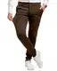 Performance Pants Herren Dunkelbraun (Größe 32W/32L) - Bequeme Dunkelbraune Hose Herren - Stilvolle Herren Hosen Stretch - Hosen Herren Stretch - Modische Praktische Männer Hosen für Business