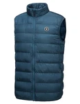 Little Donkey Andy Herren Isolierte Steppweste Outdoor Sport Jacke Blau