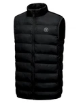 Little Donkey Andy Herren Isolierte Steppweste Outdoor Sport Jacke Schwarze