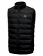 Little Donkey Andy Herren Isolierte Steppweste Outdoor Sport Jacke Schwarze Farbe XL